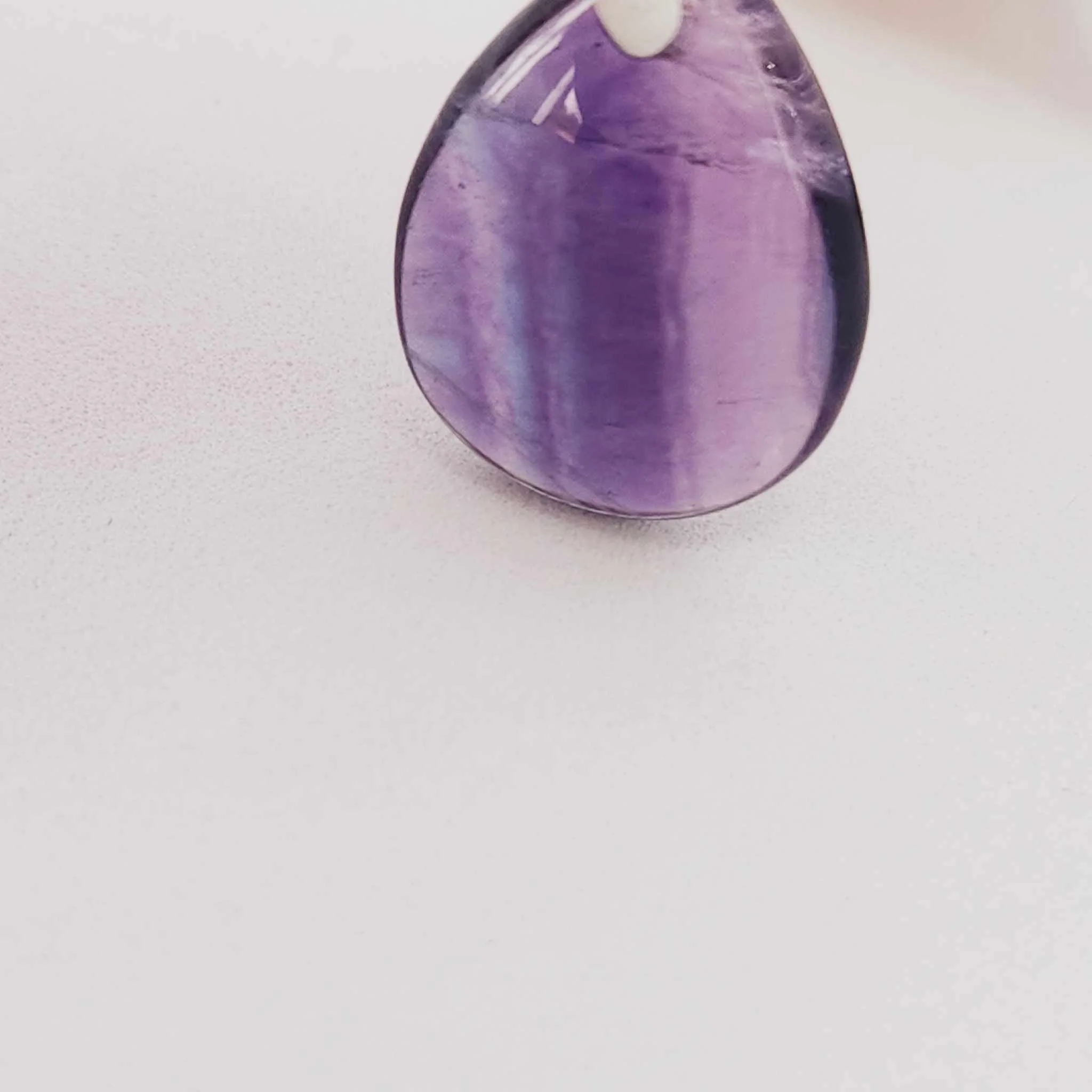 pendentif flurorine lithotherapie