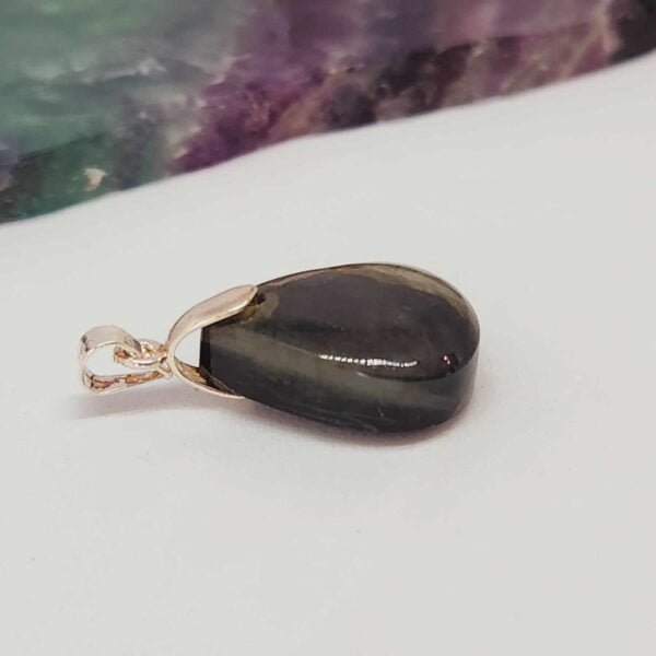 pendentif labradorite lithotherapie rose