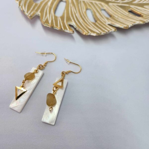 boucle d'oreilles nacre apatite