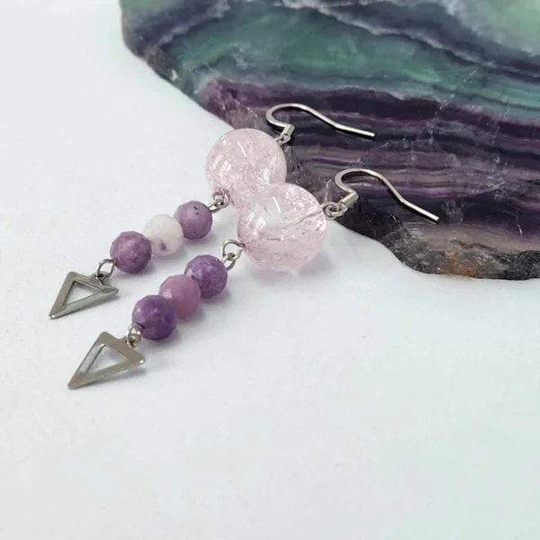 boucle d'oreilles Sugilite