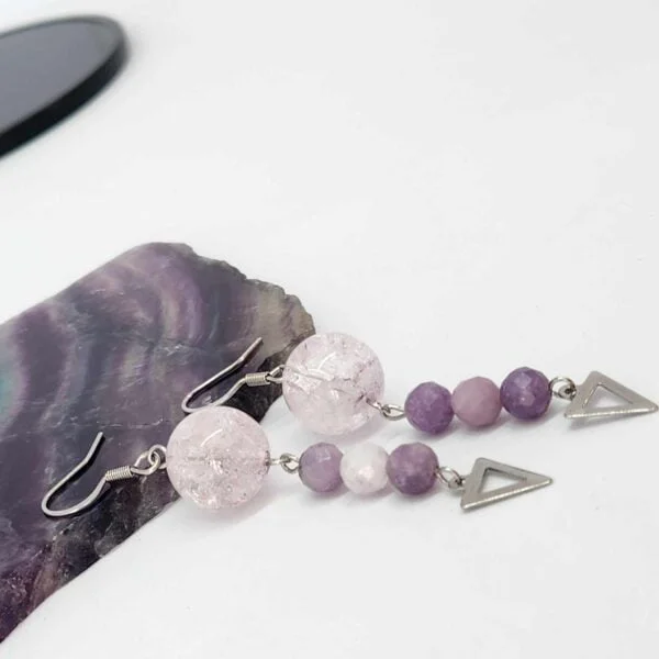 boucle d'oreilles Sugilite