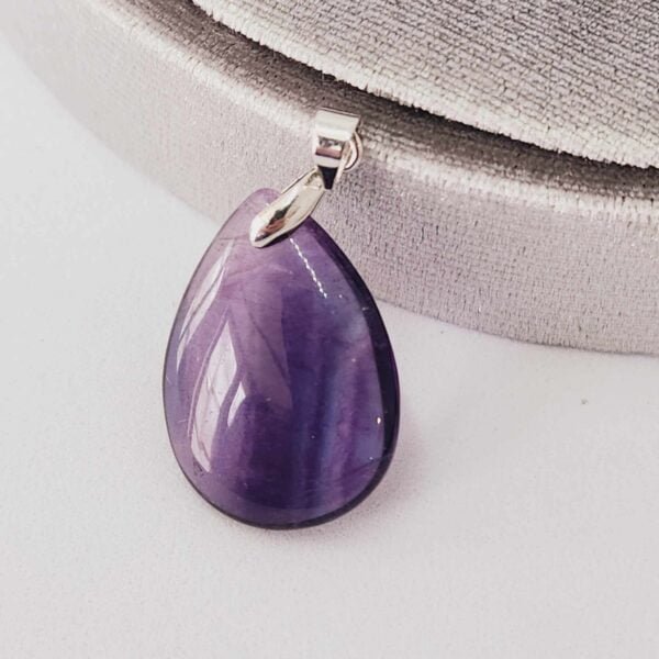 pendentif flurorine lithotherapie