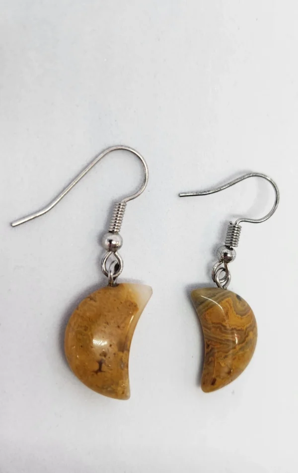 boucle d'oreille Jaspe Bumblebee lithotherapie