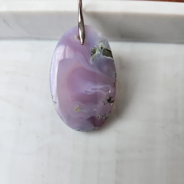 pendentif agate violette