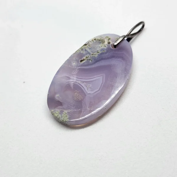 pendentif agate violette envers