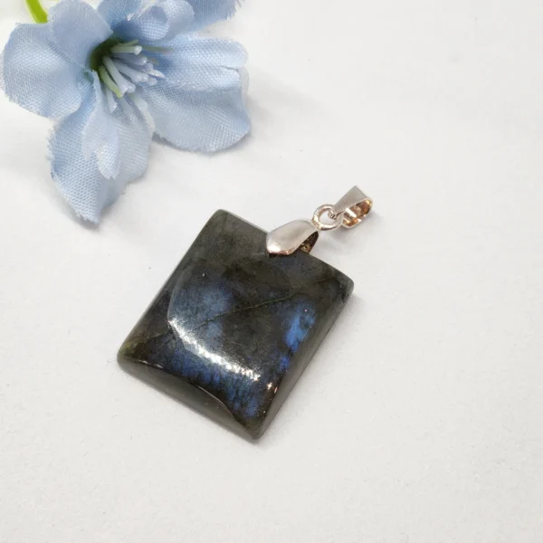 pendentif labradorite carré defaut