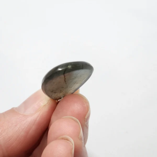 pendentif labradorite défaut goutte gris
