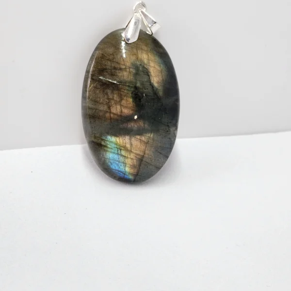 pendentif labradorite oiseau