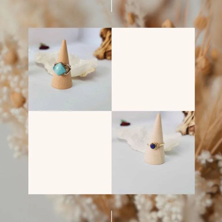 collection - bagues en pierres naturelles