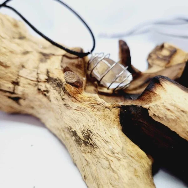 Collier Cristal de roche bijoux lithothérapie
