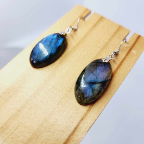 boucles d'oreilles Labradorite Lithothérapie