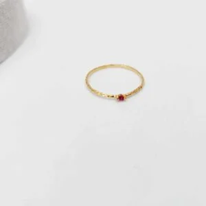 bague zircon