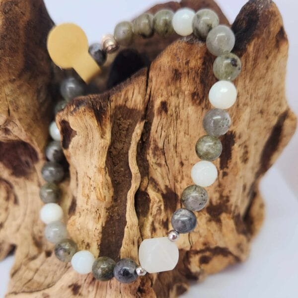 Bracelet Labradorite Pierre de lune