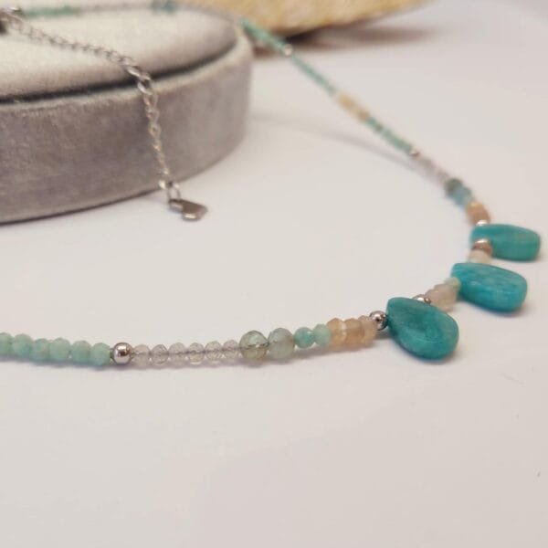 ras de cou Amazonite