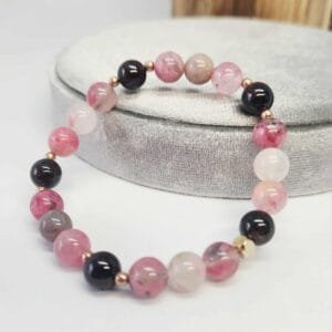 Bracelet rhodonite Grenat