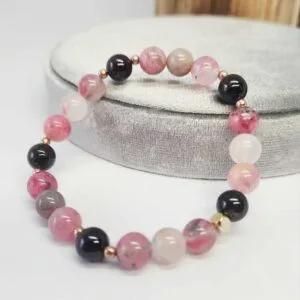 Bracelet rhodonite Grenat