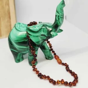 collier ambre bebe simple